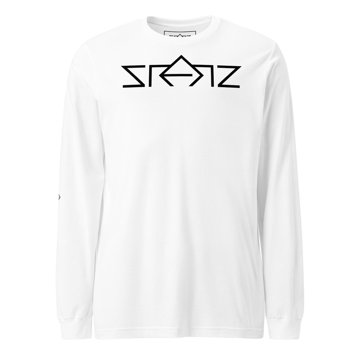 SRARZ Signature Longsleeve – Weiss – Vorderansicht ohne Person