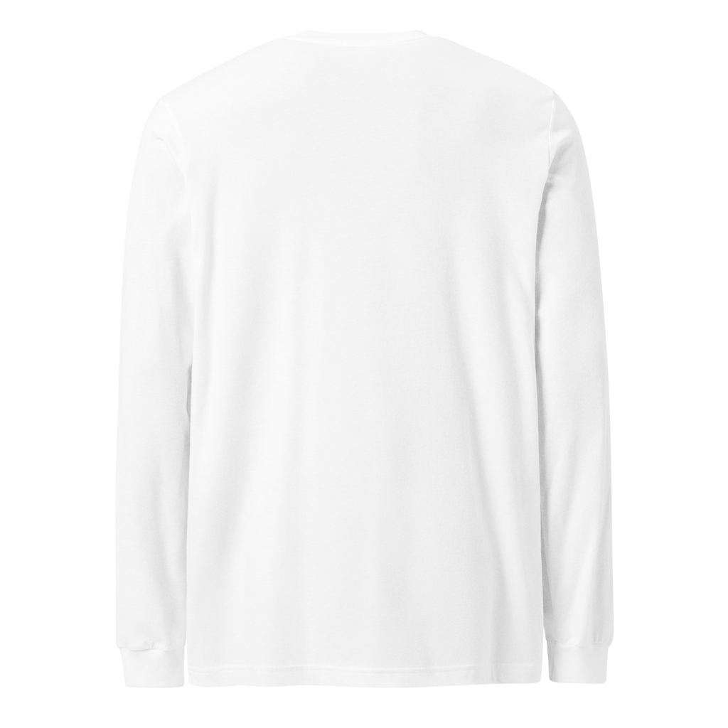 SRARZ Signature Longsleeve – Weiss – Rückansicht ohne Person