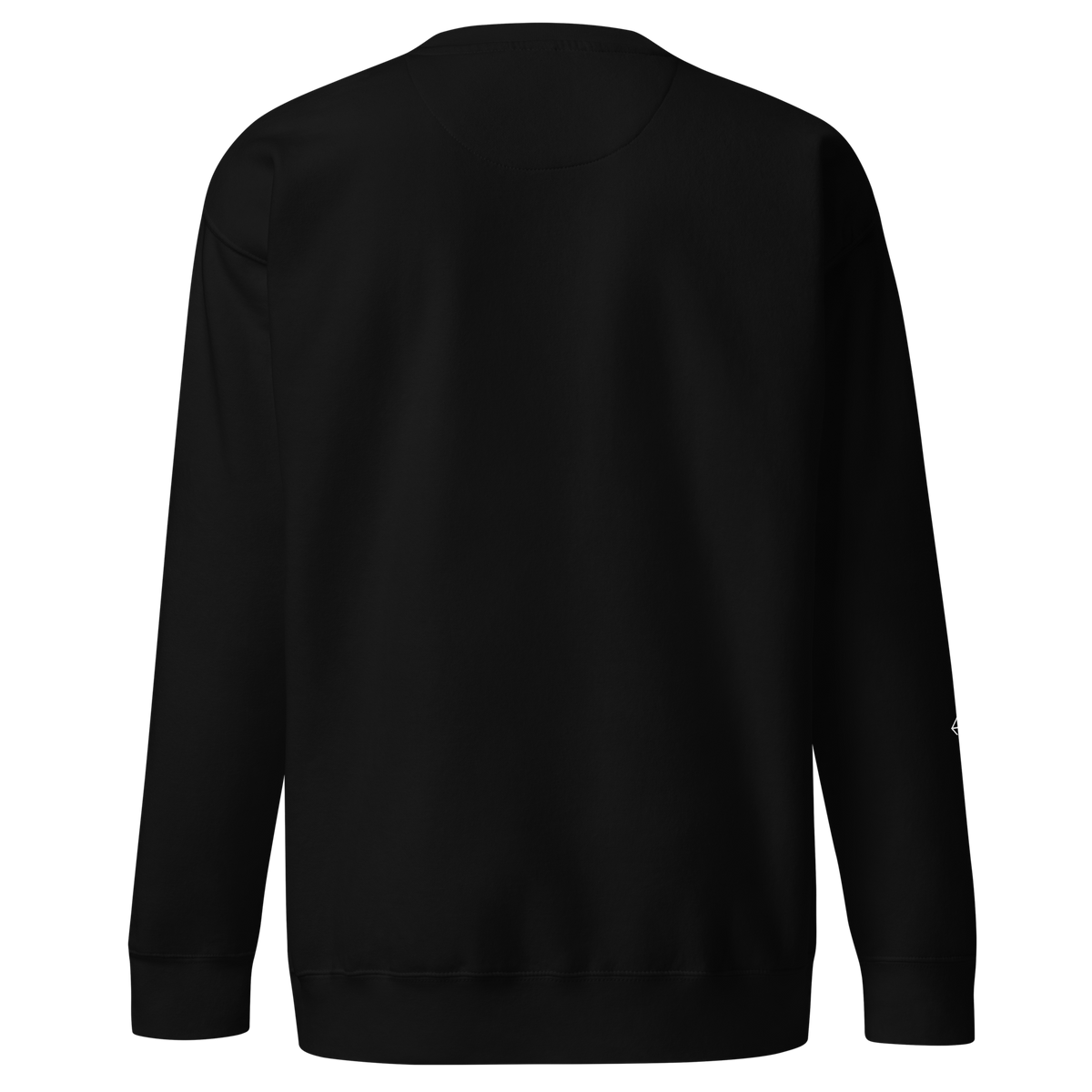 SRARZ Signature Sweatshirt – Schwarz – Rückansicht ohne Person