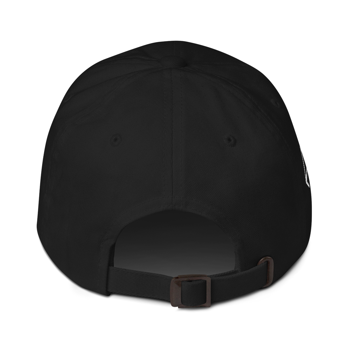 SRARZ Signature Cap – Schwarz – Rückansicht ohne Person