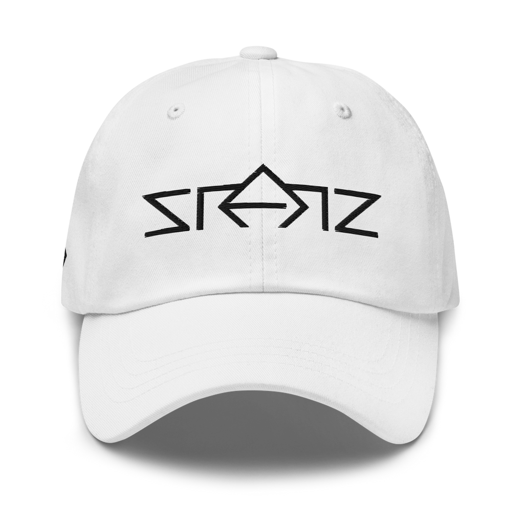 SRARZ Signature Cap – Weiss – Vorderansicht ohne Person