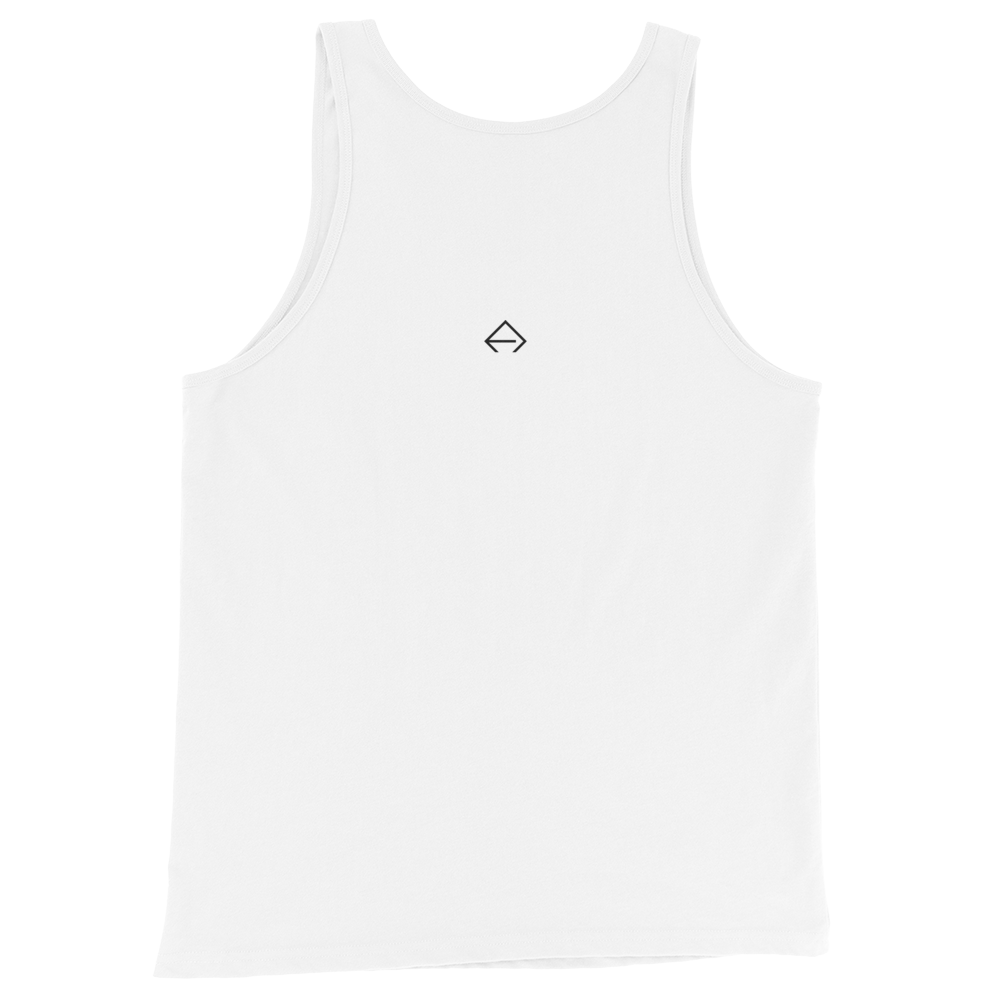 SRARZ Signature Tank Top – Weiss – Rückansicht ohne Person