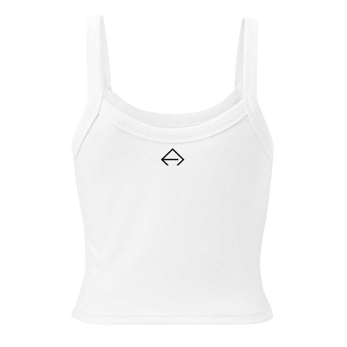 SRARZ Signature Rib Tank – Weiss – Rückenansicht ohne Person